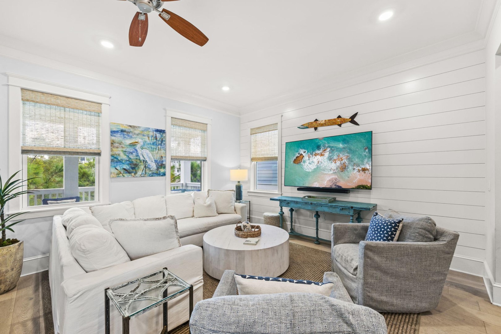 Living Area with Balcony