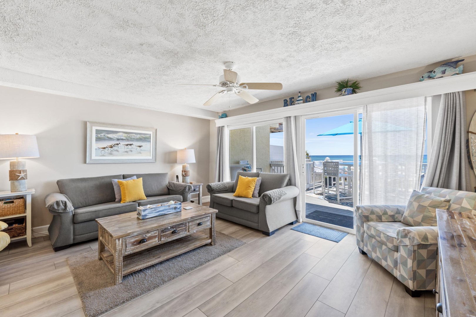 Living Area with Deck Access