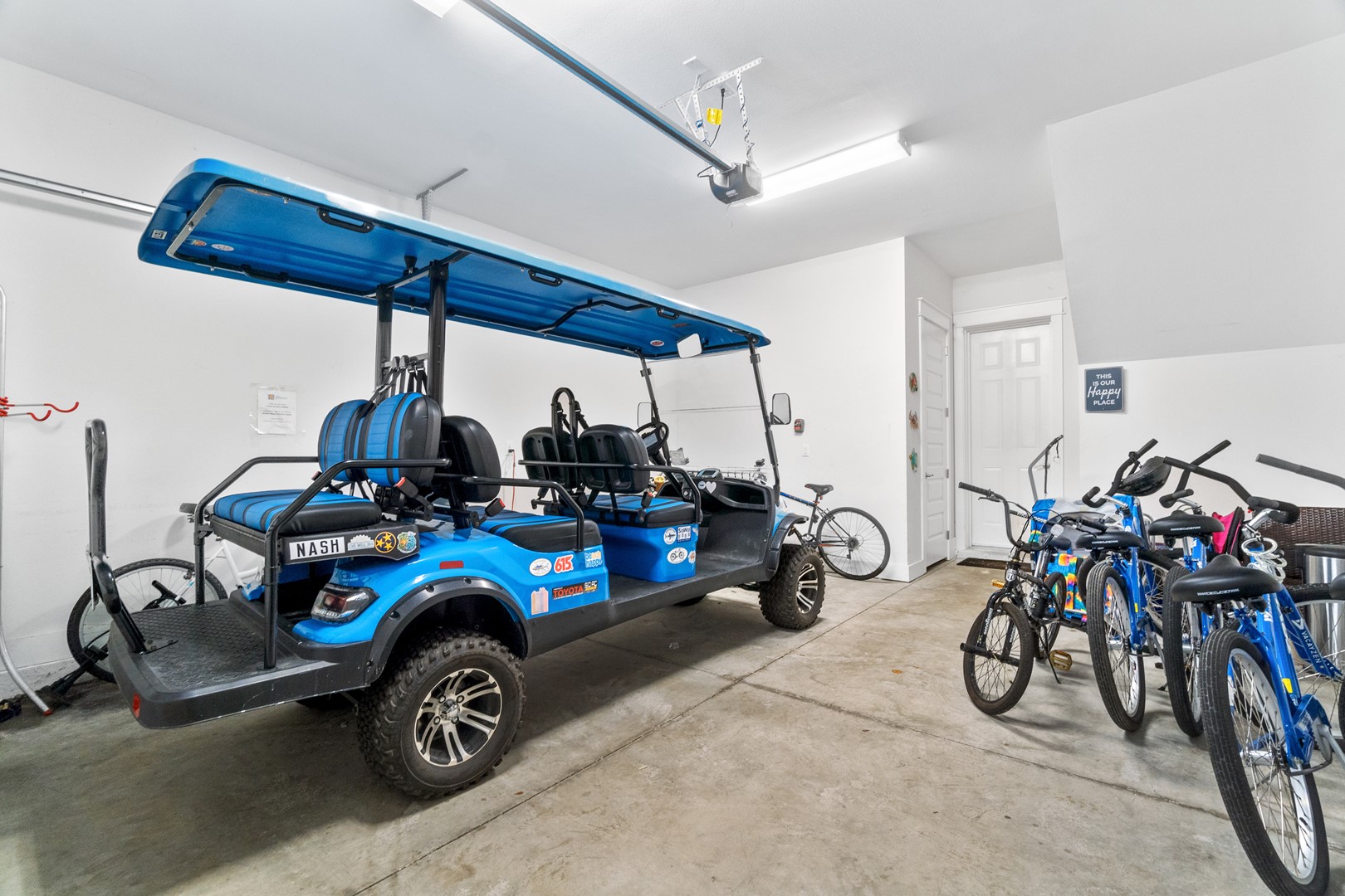Golf Cart and Bikes Included