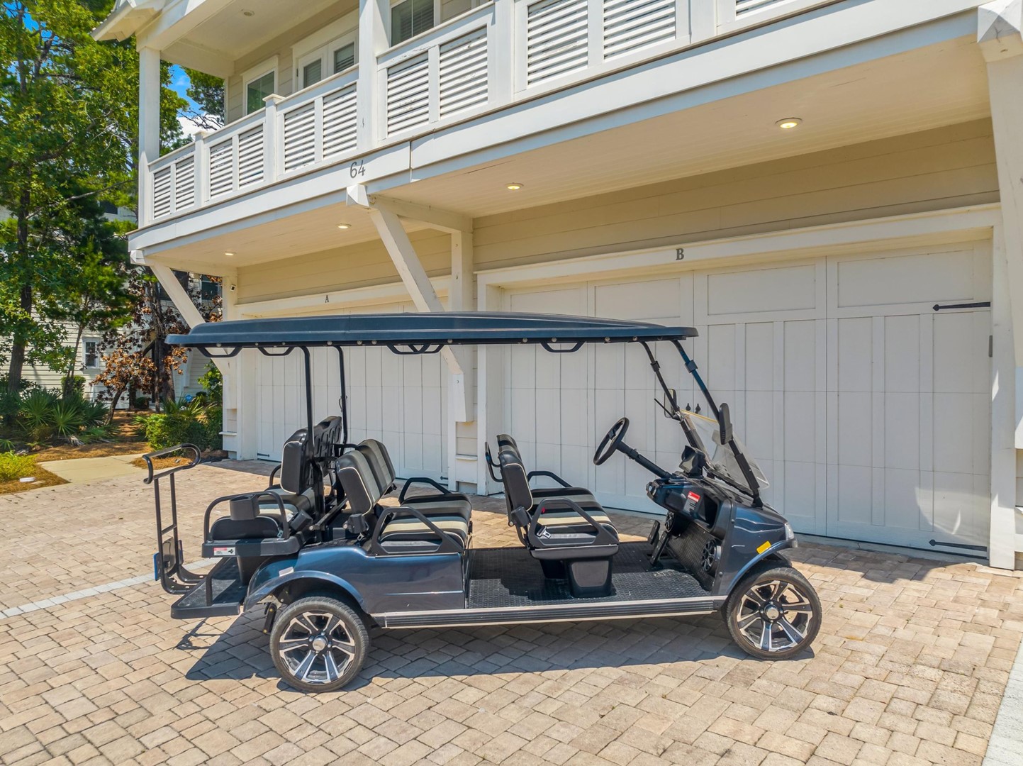 6 Seater Golf Cart Included with Your Rental!