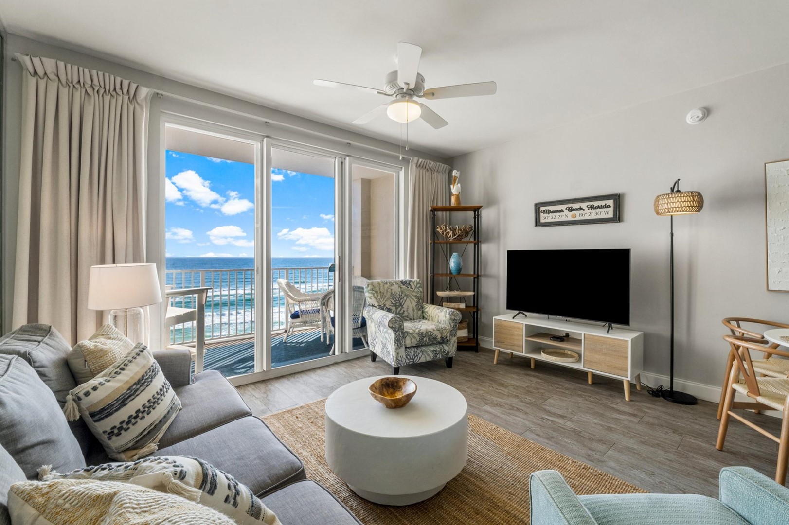 Living Area with Balcony