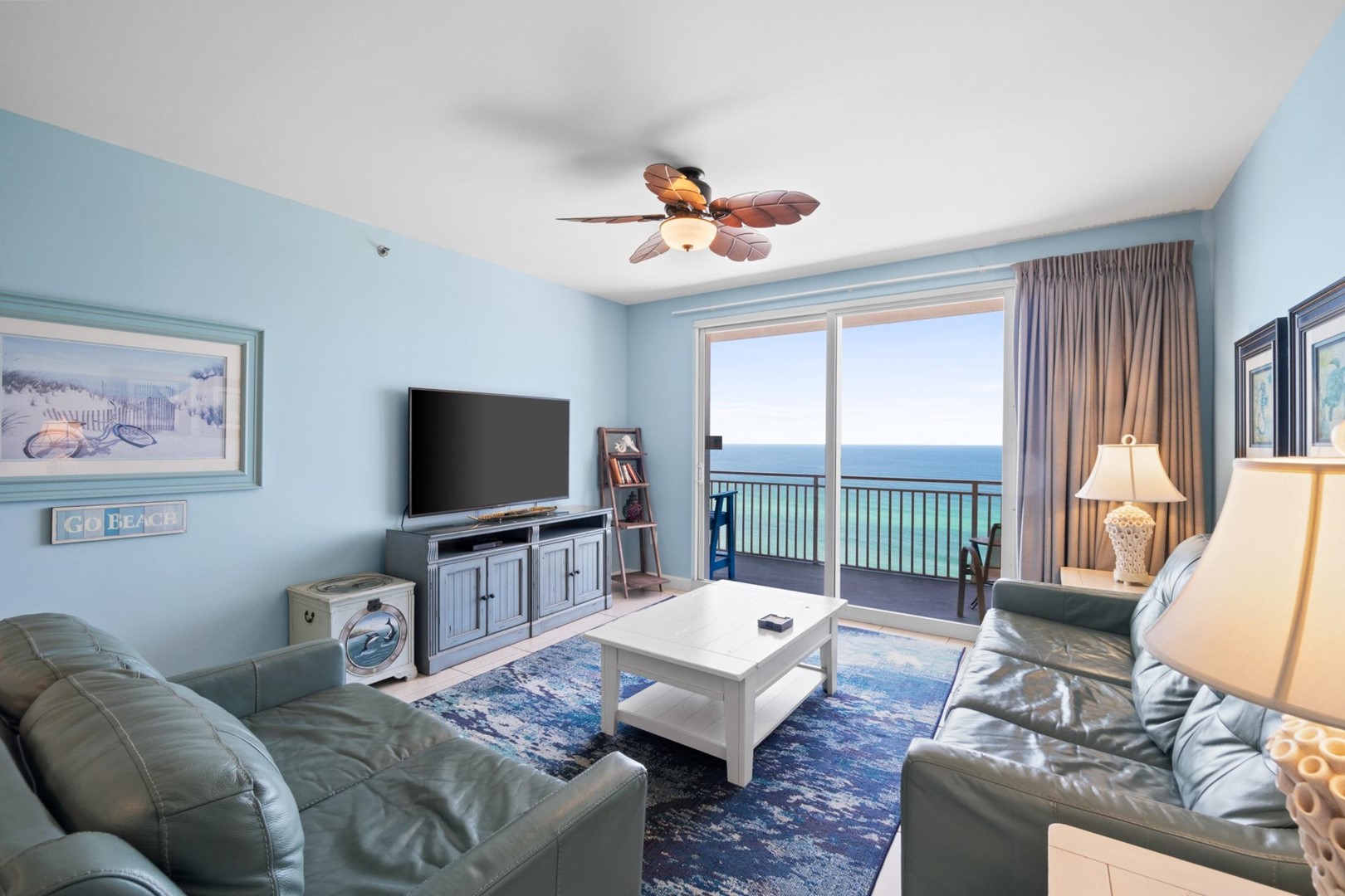 Living Area with Balcony