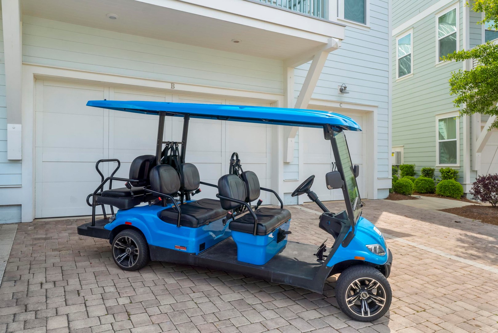 6 Seater Golf Cart Included with Your Rental!