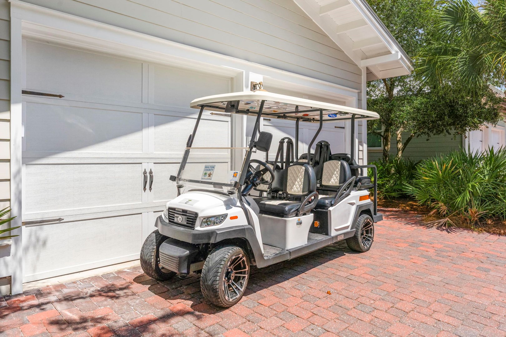 6 Seater Golf Cart Included with Your Rental!