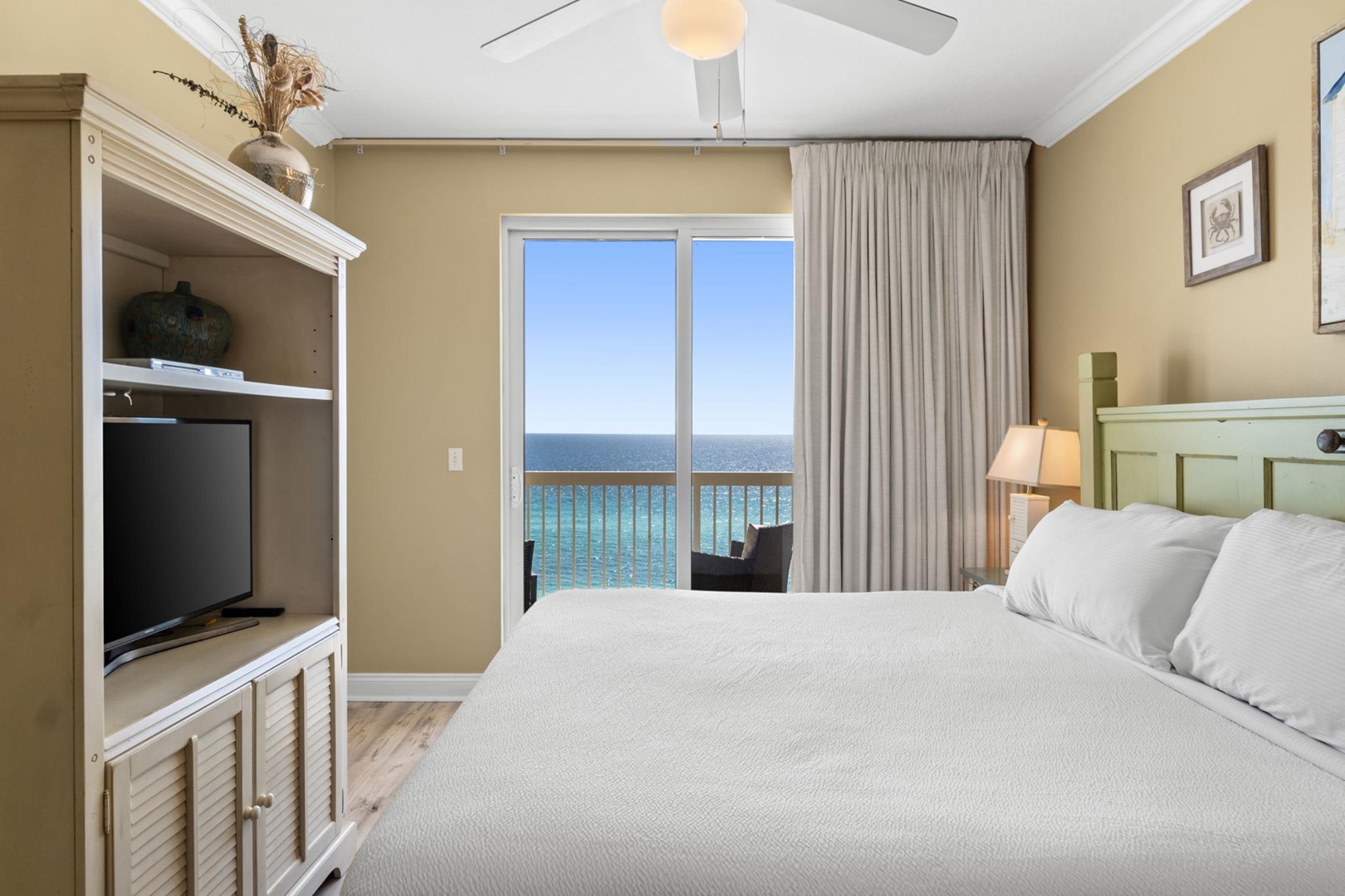 Main Bedroom with Gulf Views