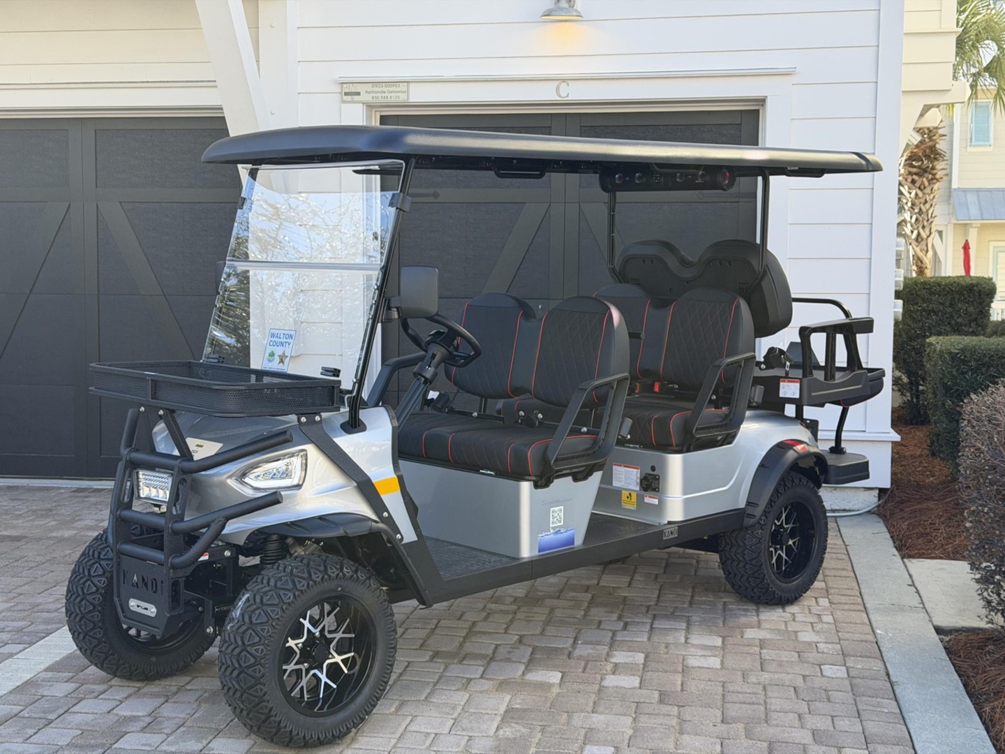 6 Seater Golf Cart Included with Your Rental!