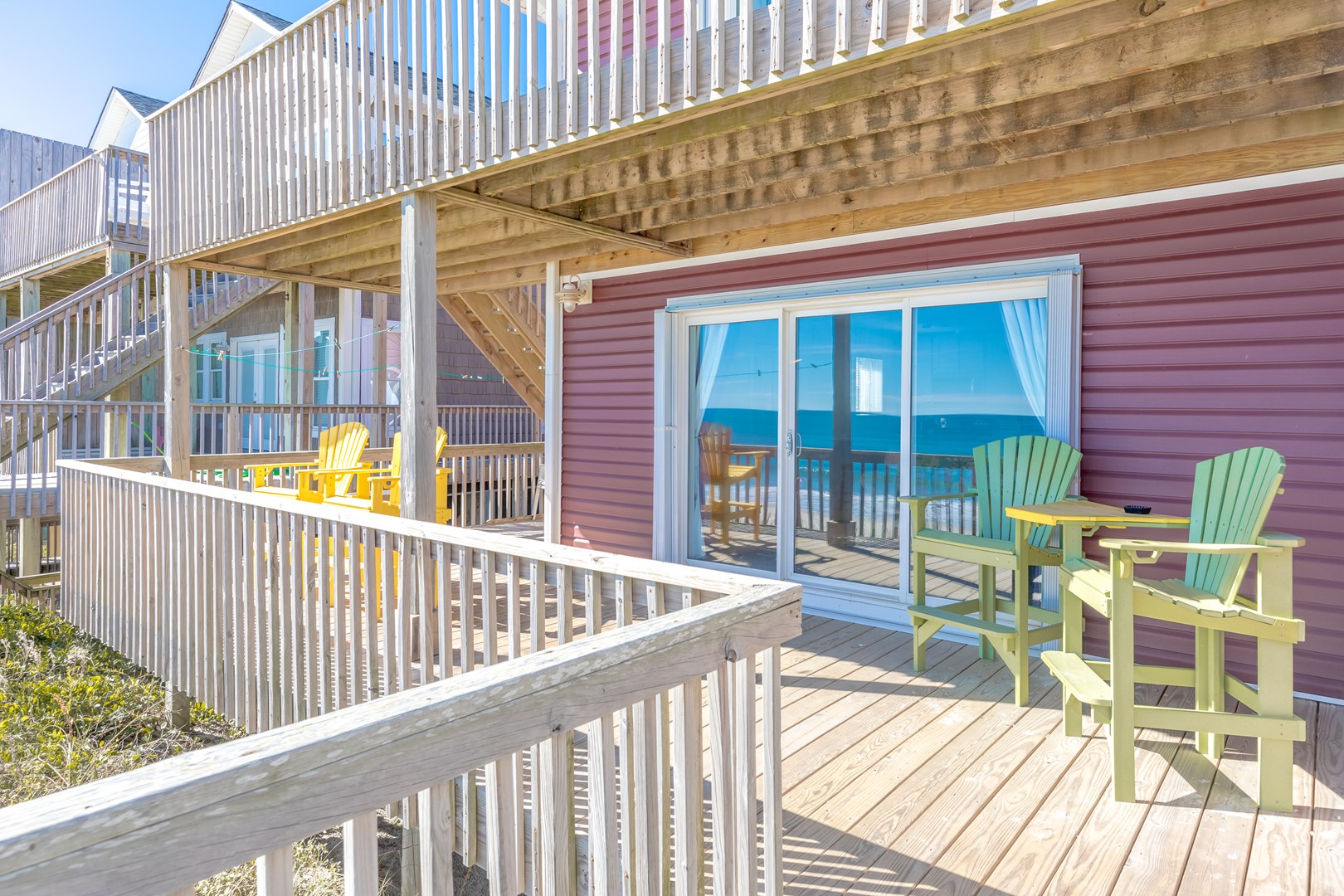Oceanfront Covered Deck