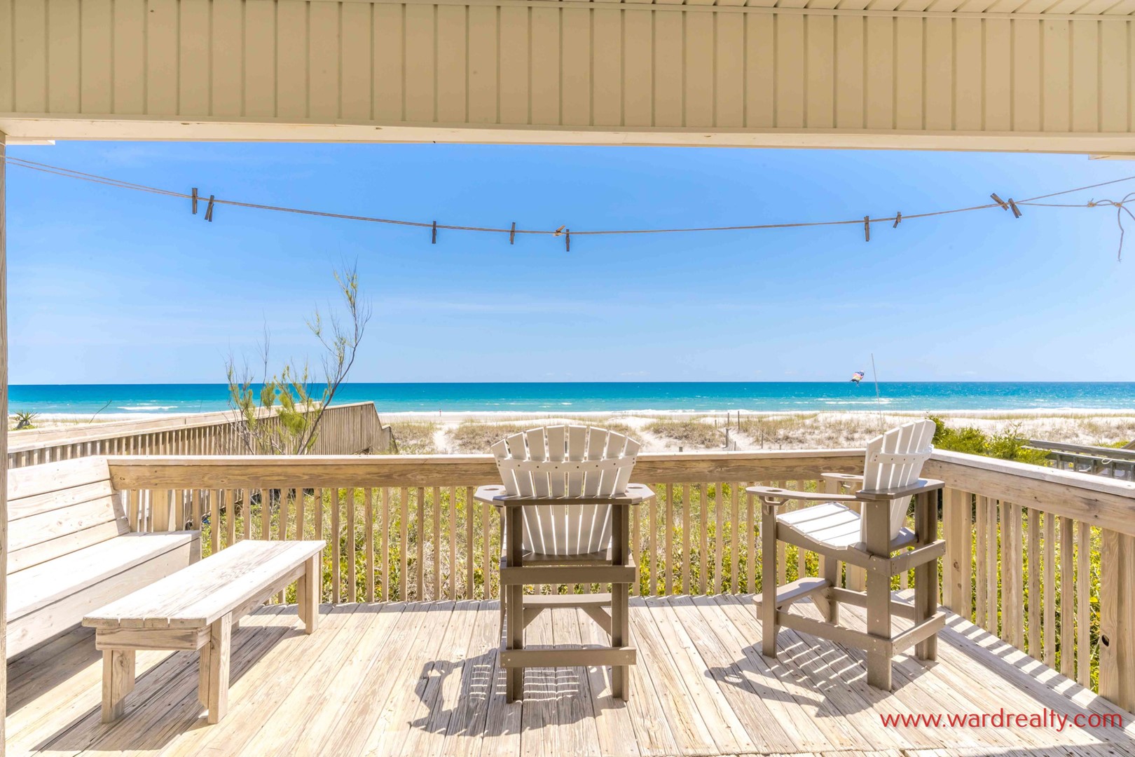Oceanfront Partially Covered Sun Deck