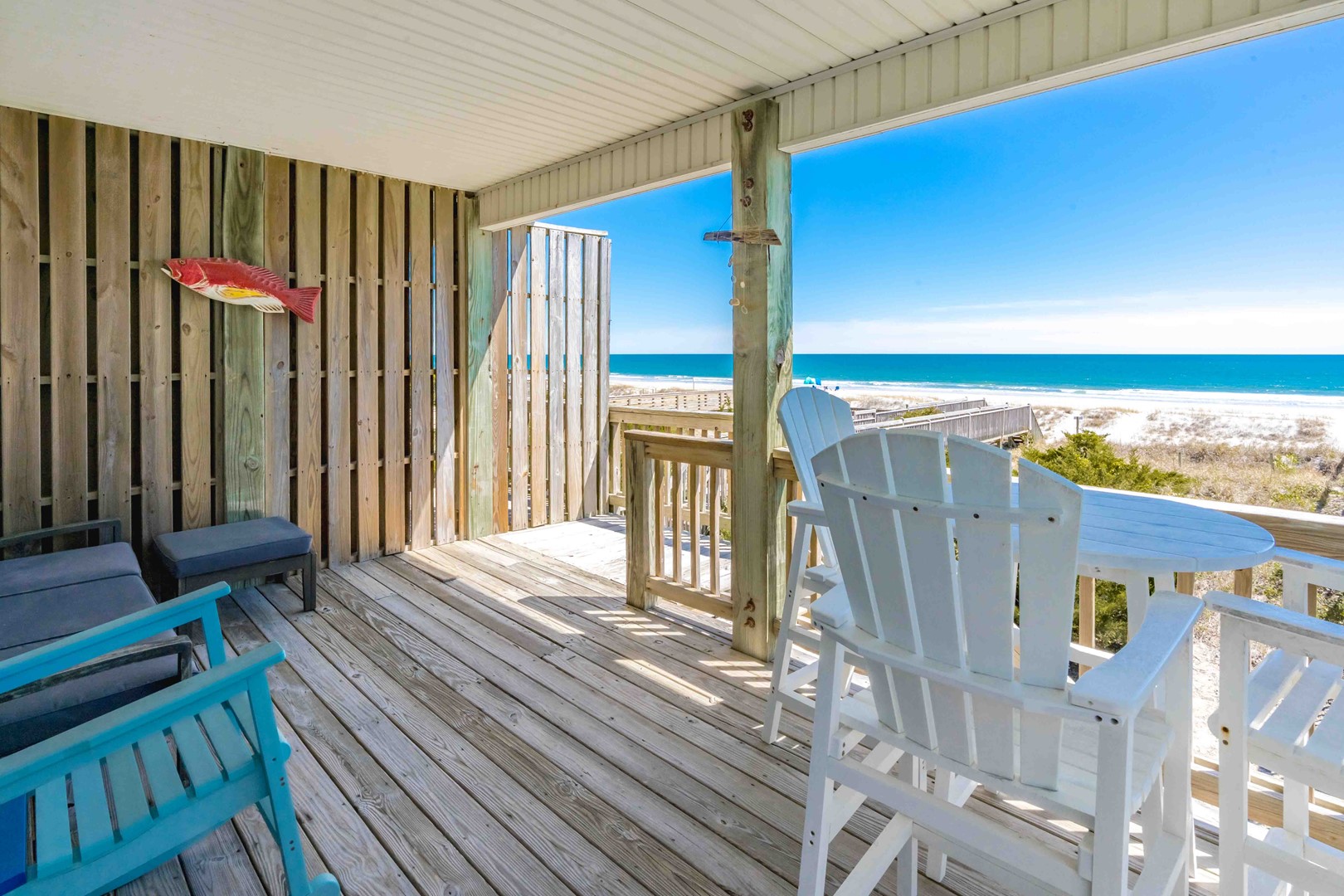 Top Floor Oceanfront Covered Porch II