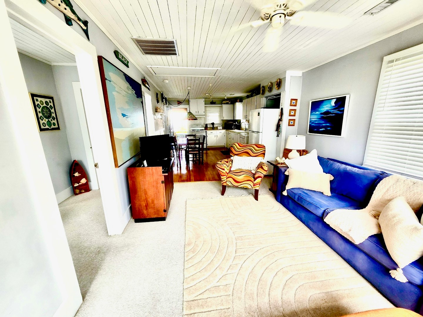 Living Room with Queen Sleeper Sofa