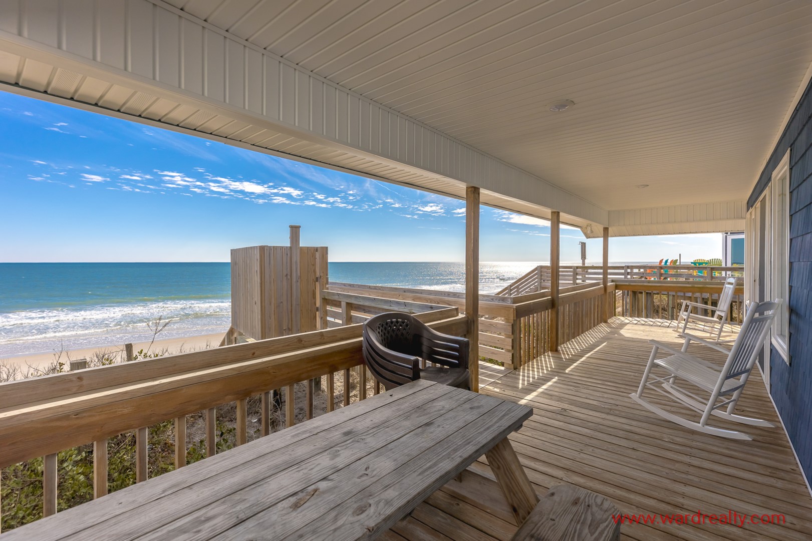 Ocean Front Covered Porch