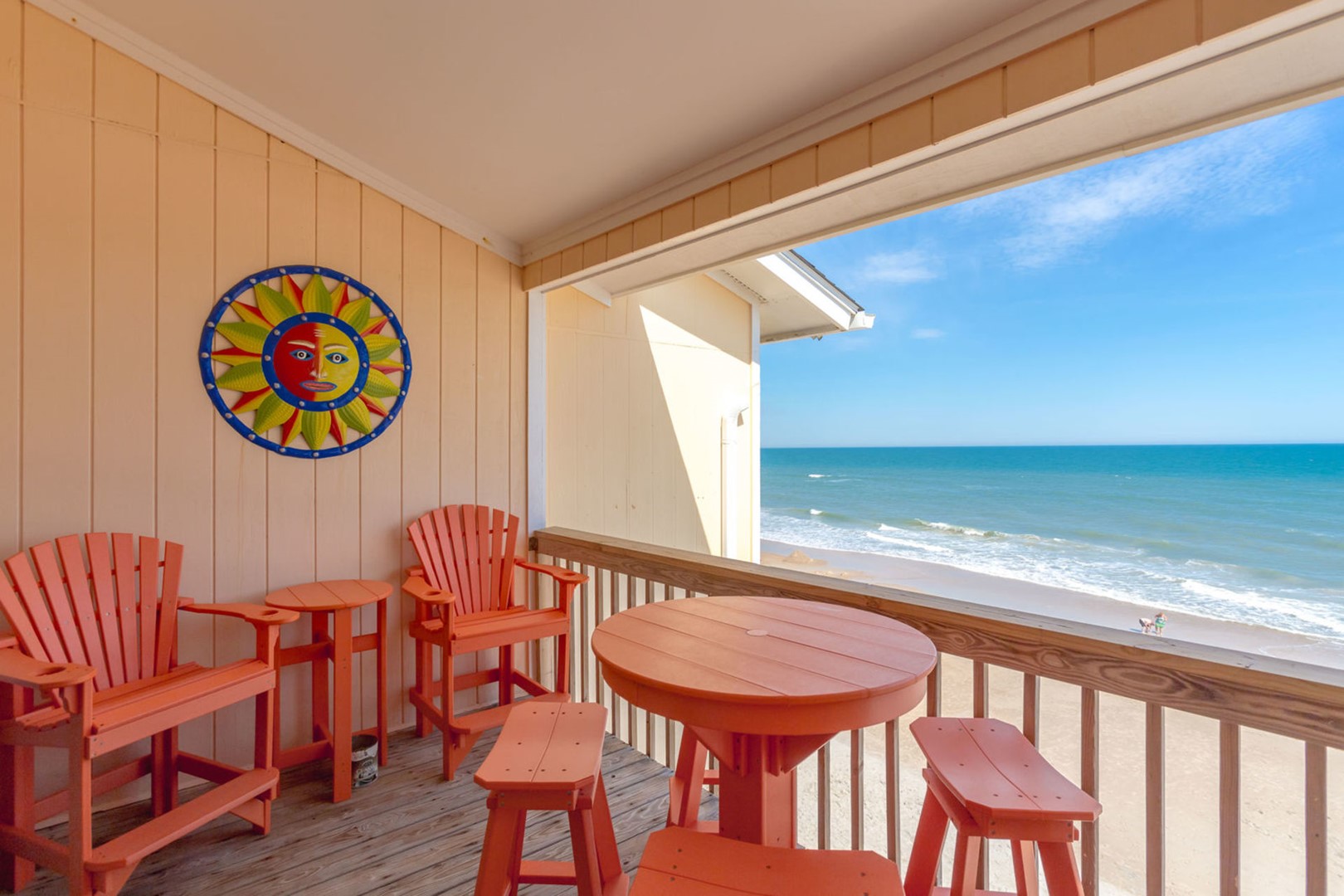 2 Oceanfront Covered Porch