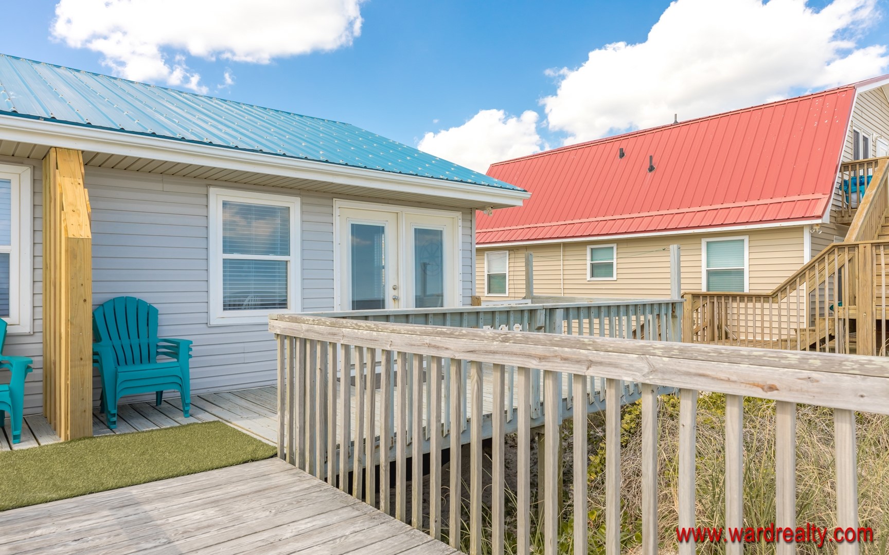 Sea Flat 1 is the North Side of the Duplex