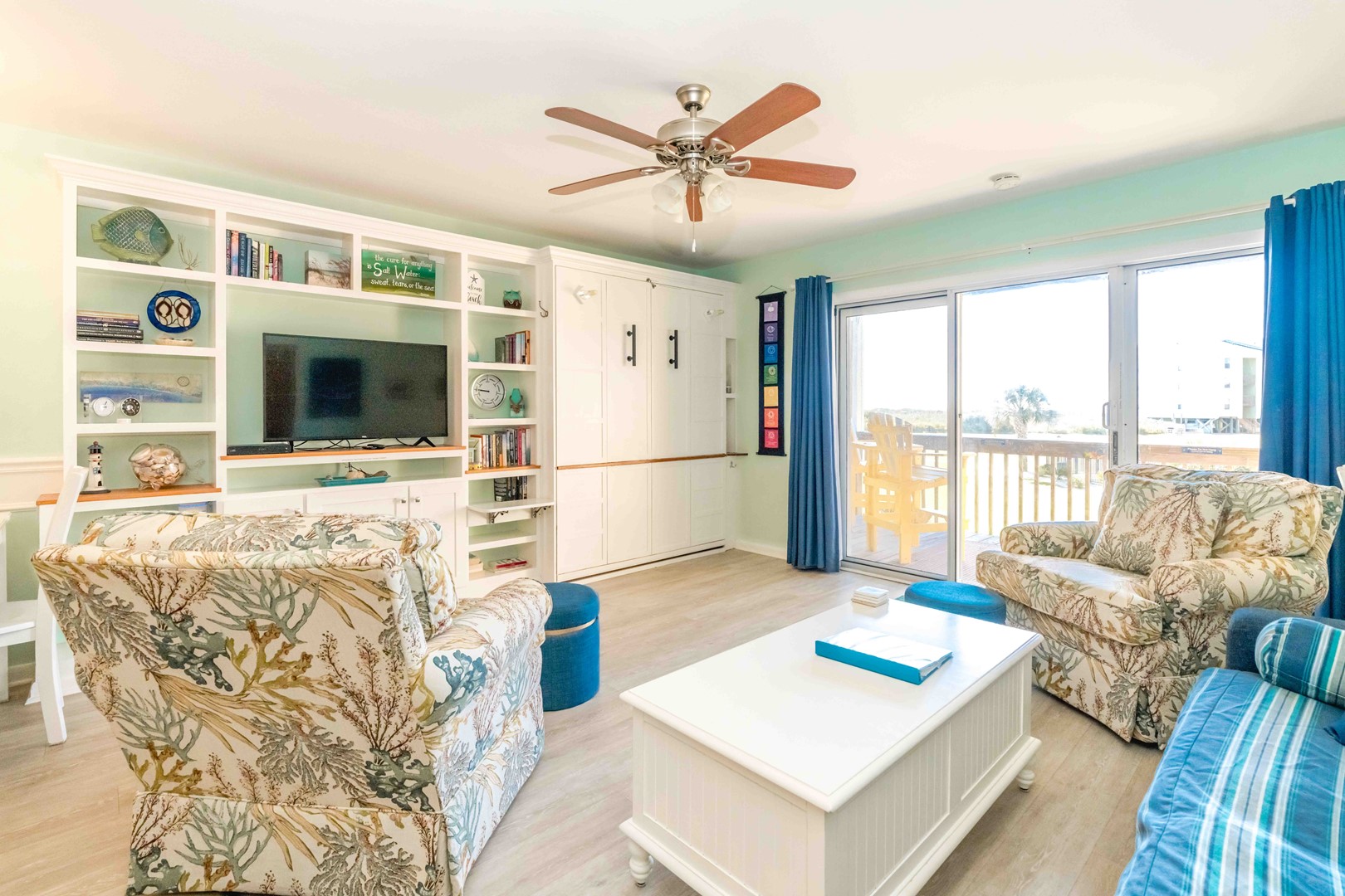 Living Area with Queen Murphy Bed