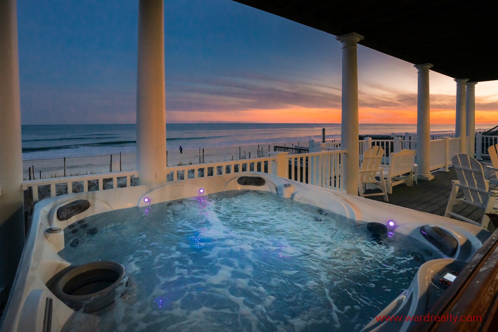 Hot Tub Evening Views 