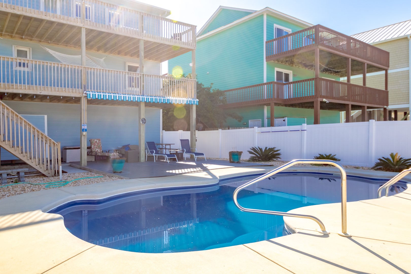 Private Pool in Backyard