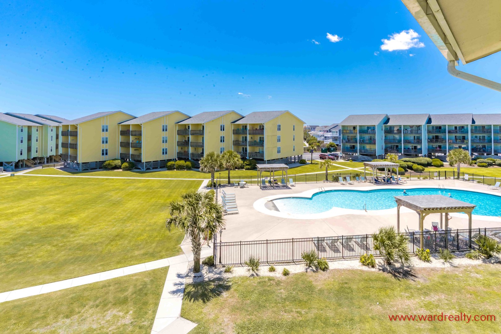 Pool View from Covered Porch
