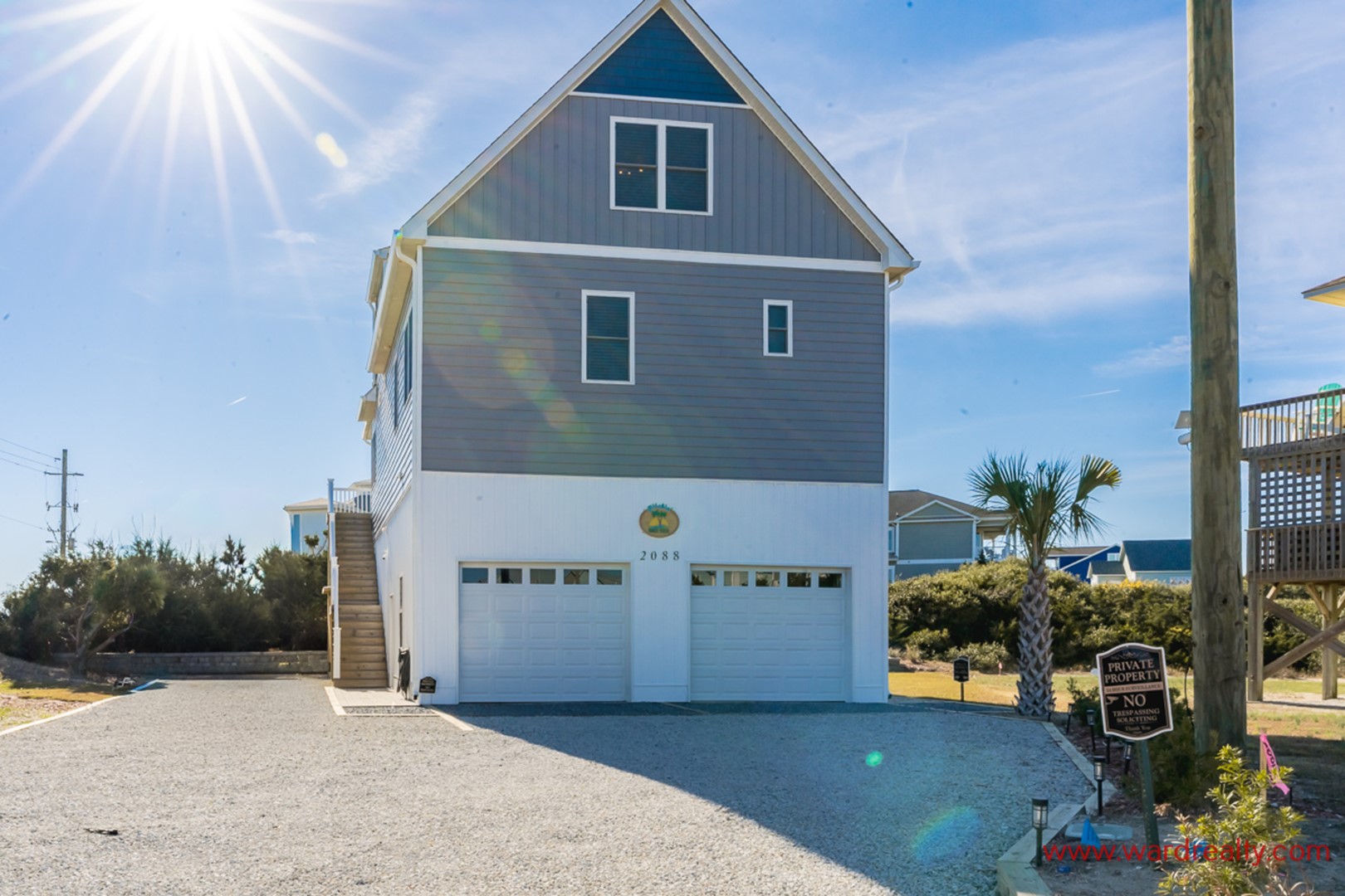 Bitchin Beach House Streetside Exterior