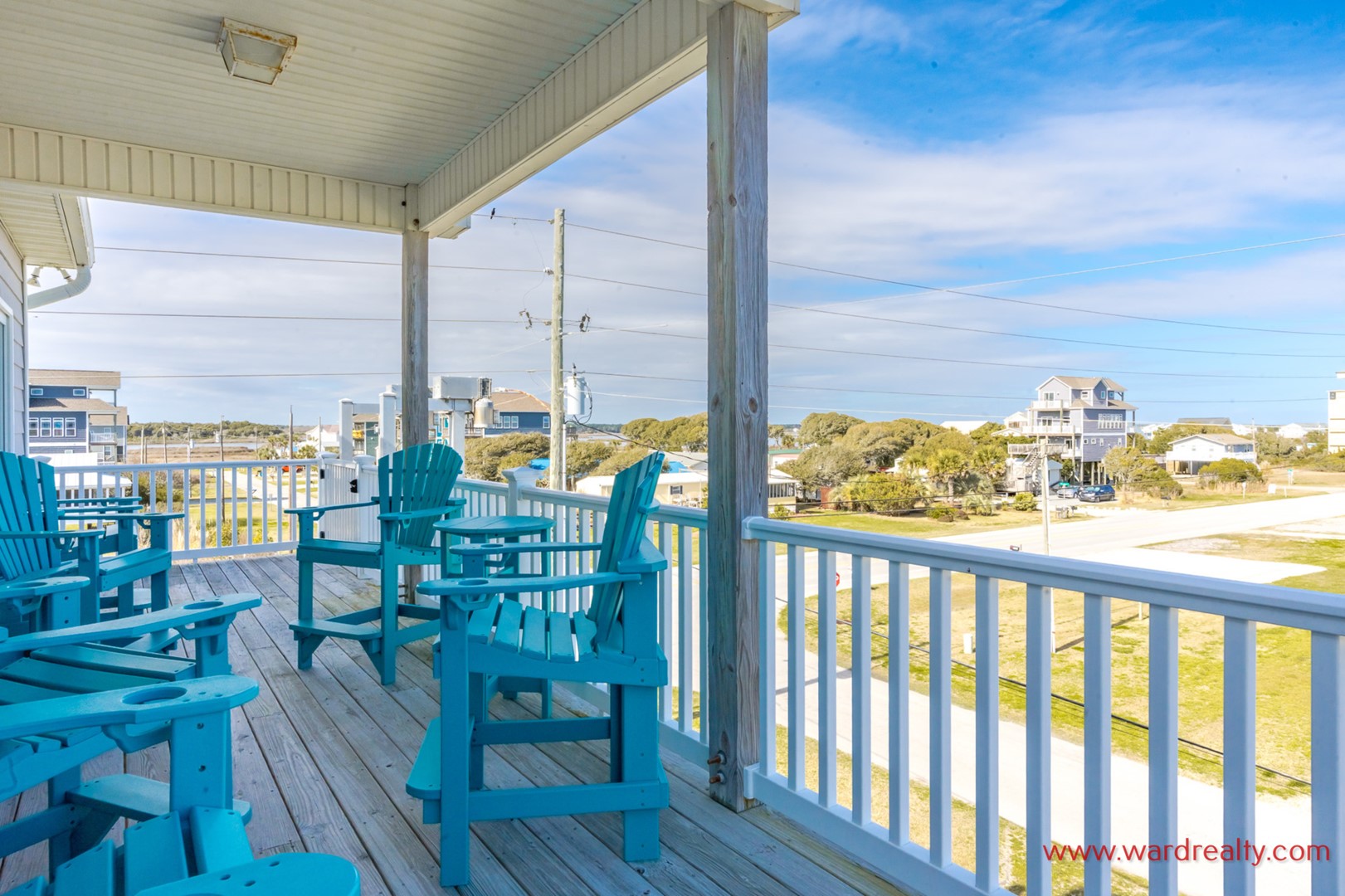 Top Floor Partially Covered Sun Porch