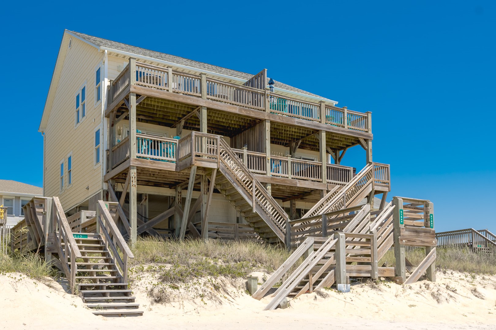 AB Seas Oceanfront Exterior - One Side of a Duplex