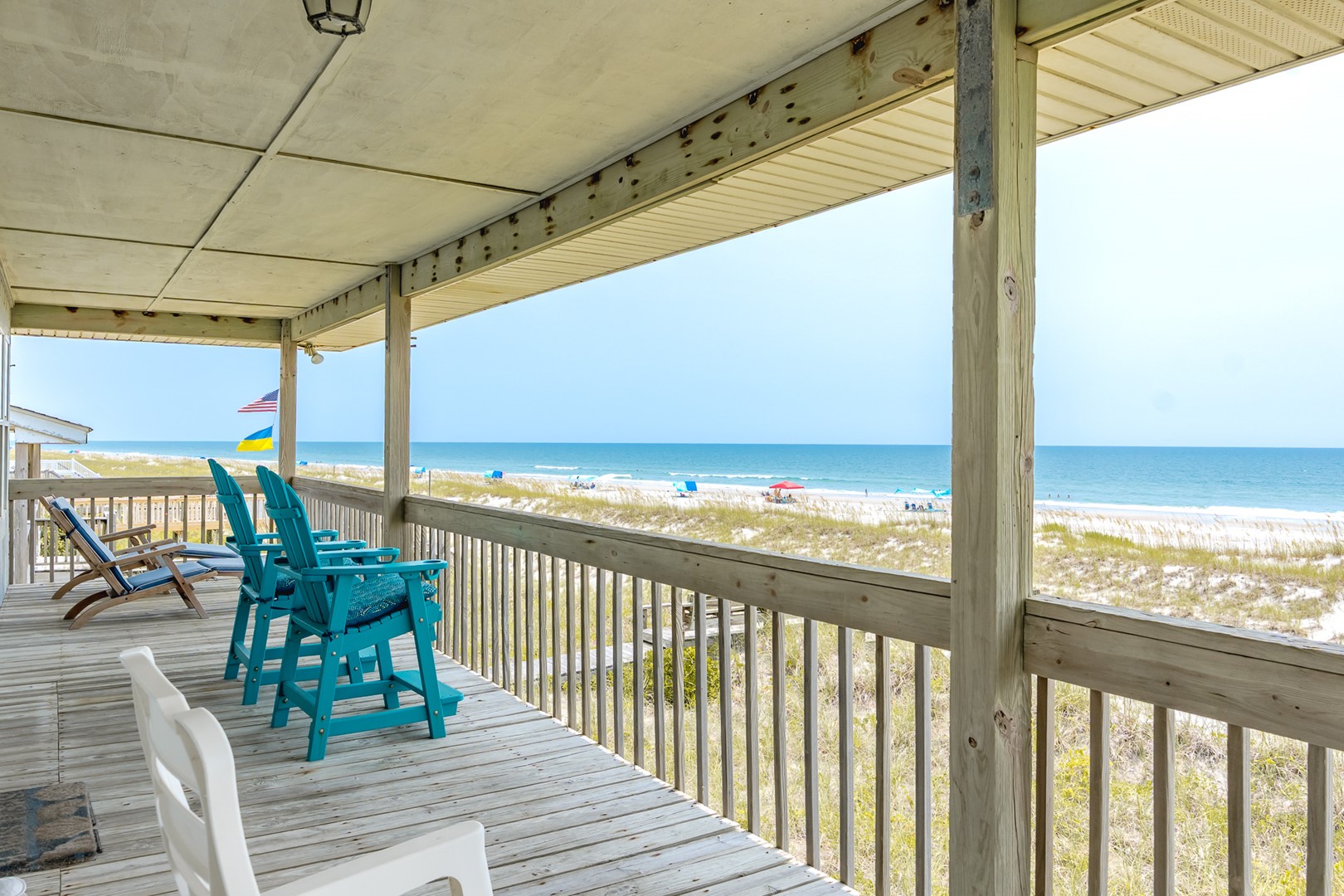 Oceanfront Covered Porch