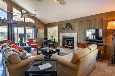 2nd Level Living Room - Fireplace Decorative Only