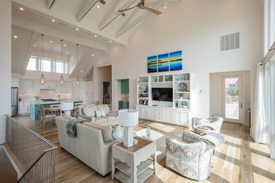 Living, Dining, Kitchen